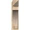 Ekena Millwork Imperial Rough Sawn Arts and Crafts Outlooker, Douglas Fir, 8"W x 28"D x 32"H OUT08X28X32IMP03RDF - alternate 2